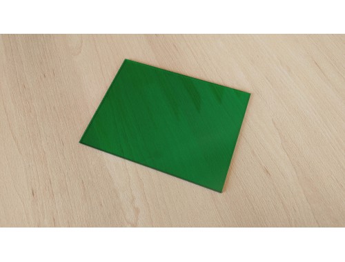 plexiglass green - 165 x 122 x 3 mm