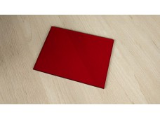 plexiglass red - 165 x 122 x 3 mm