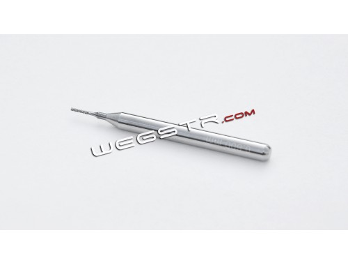 0.60 mm - two-flute spiral-patterned carbide end mill