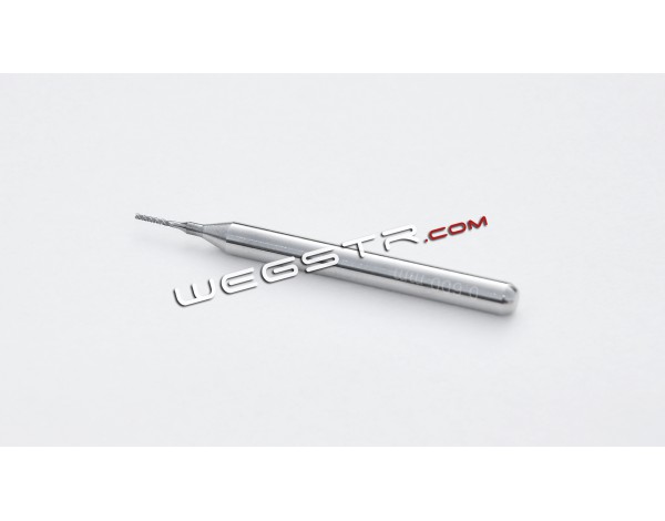 0.60 mm - two-flute spiral-patterned carbide end mill